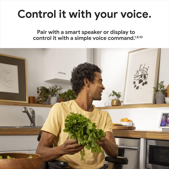 Camera supraveghere interior GOOGLE NEST Cam 2nd gen. Control vocal