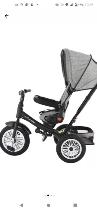 Tricicleta 4in 1 rotativa cu pozotie de somn