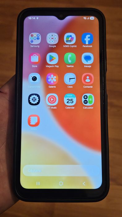 Samsung A14 , cu husă și folie de sticlă