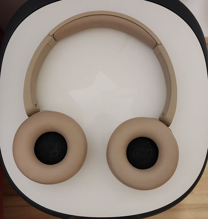 Casti On Ear Sony WH-CH520C, Wireless, Bluetooth, Bej