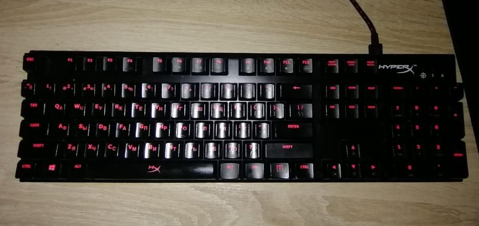 клавиатура hyperx alloy fps