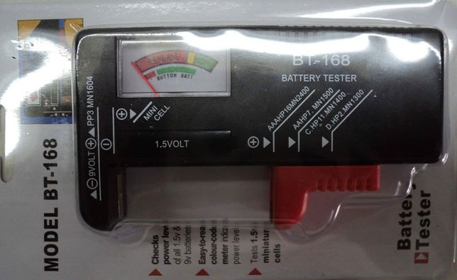 Tester Universal de Baterii BT168 1,5 V 9V Măsurați rapid curentul
