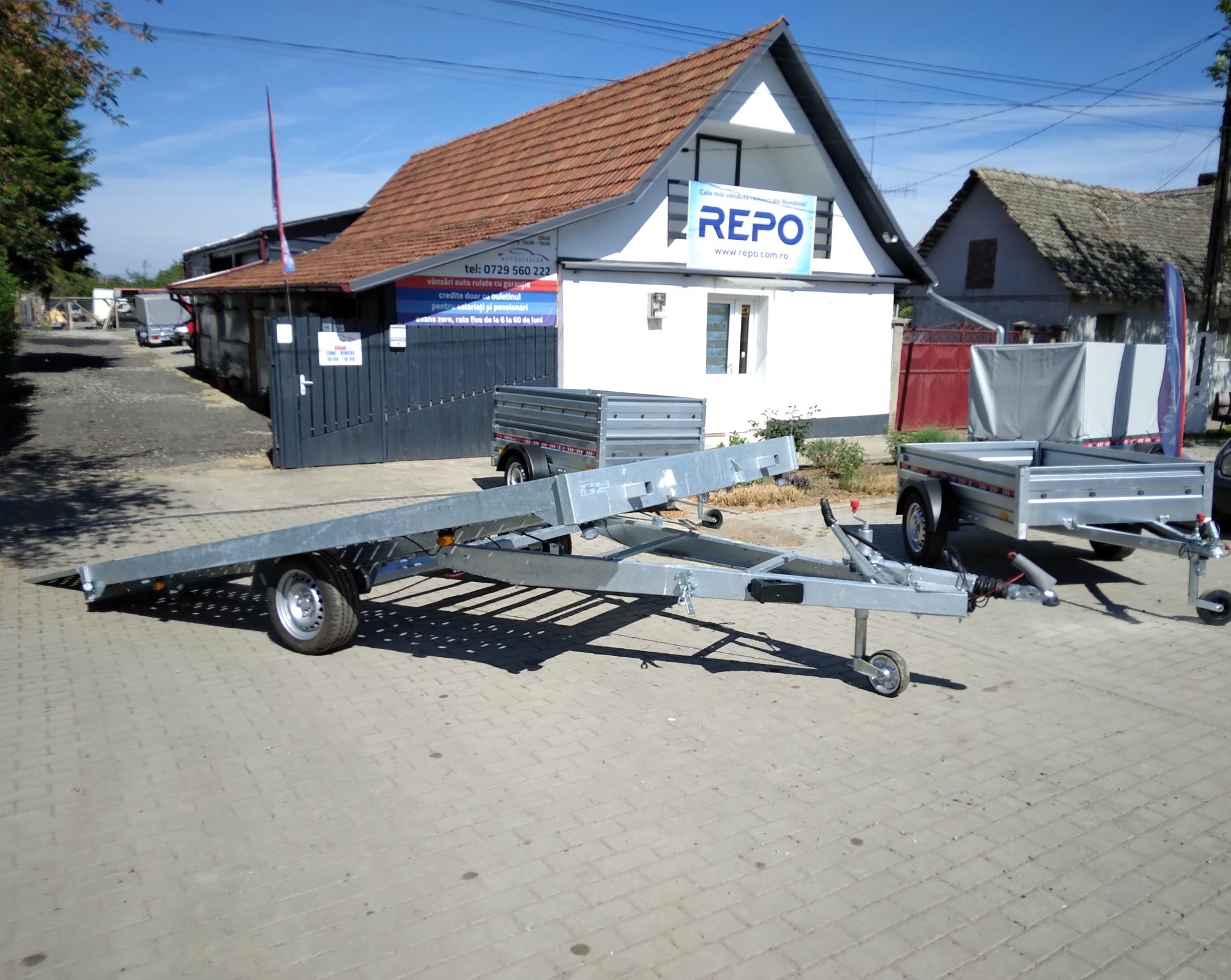 Remorca Repo platforma ,trailer RSA 1800 kg