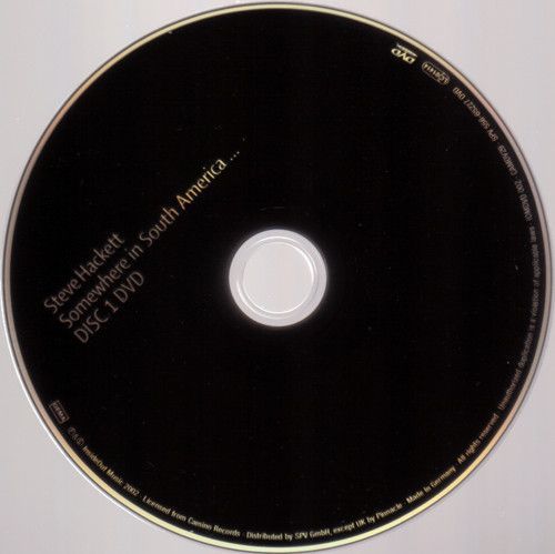 Steve Hackett - Somewhere In South America (DVD/2CD) Original