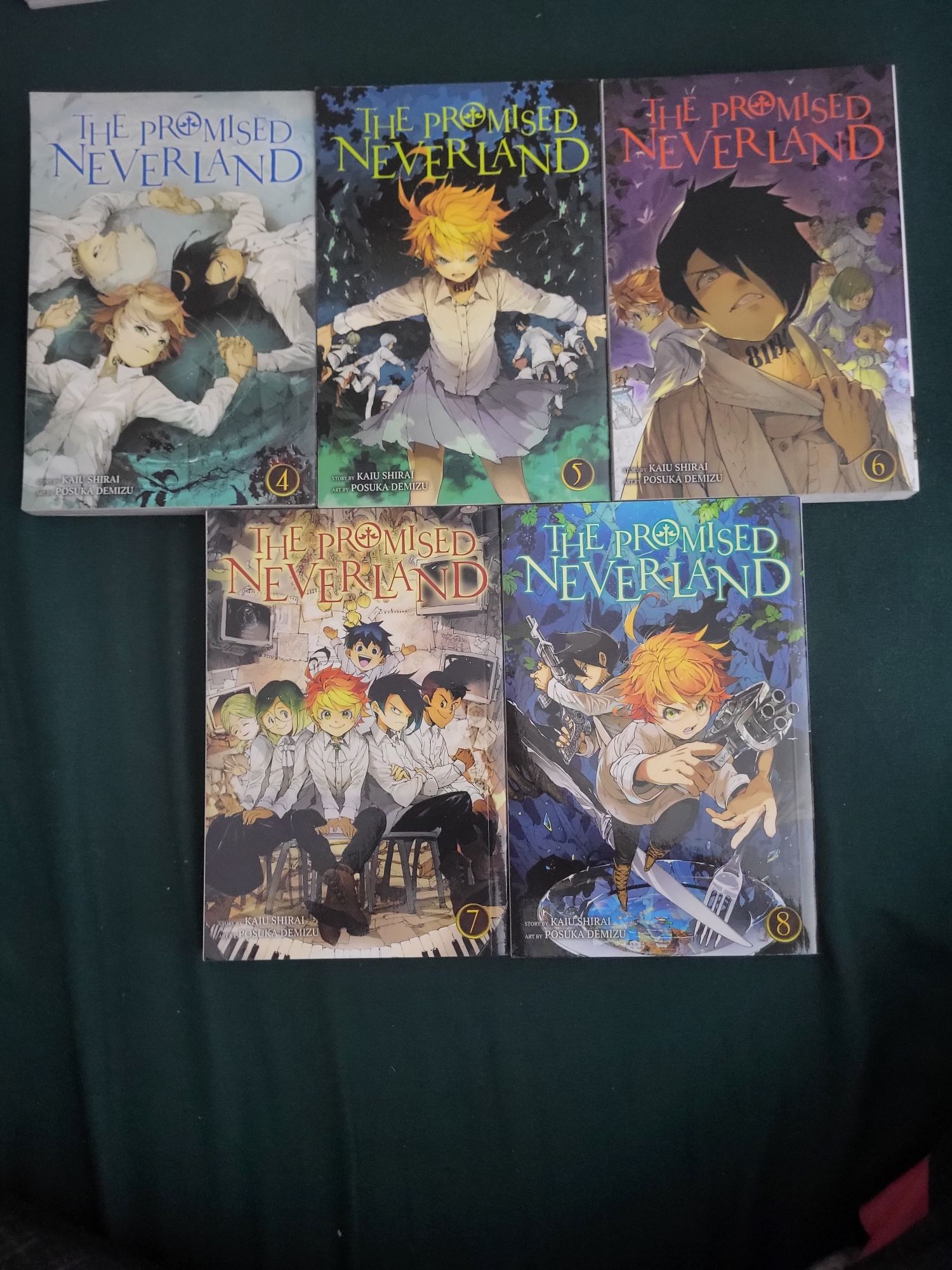 The promised neverland vol 4-8