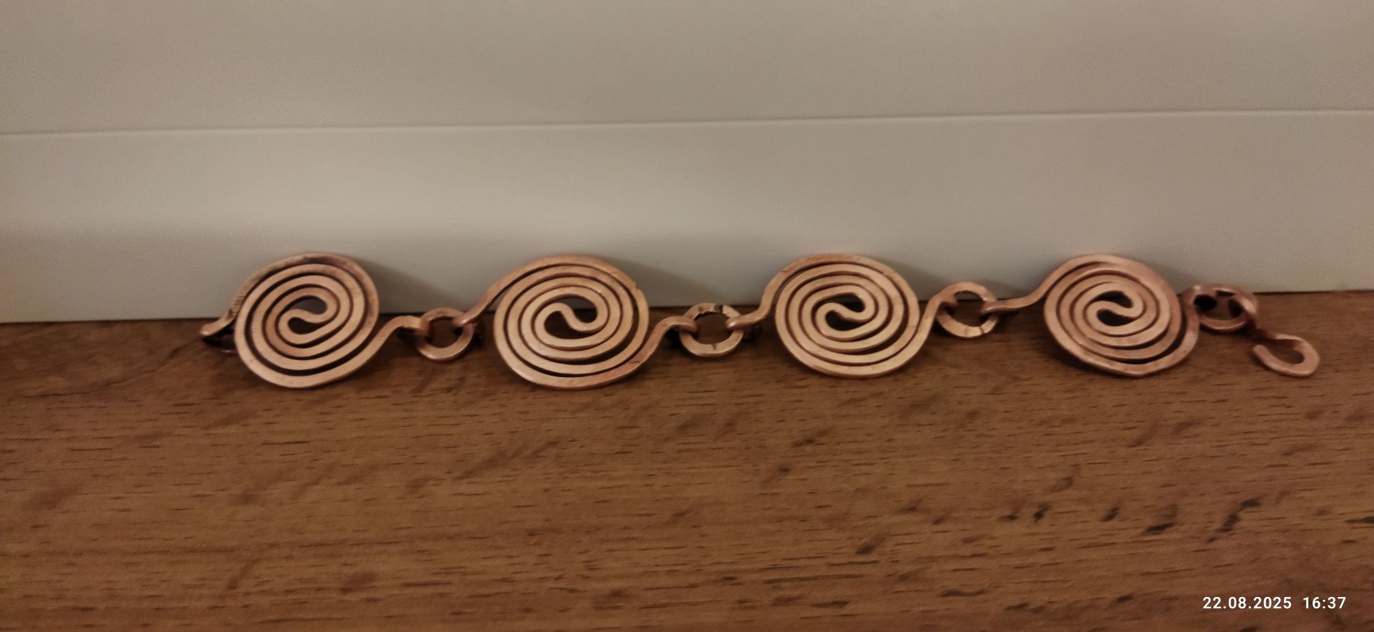 Медный Браслет лечебный Handmade