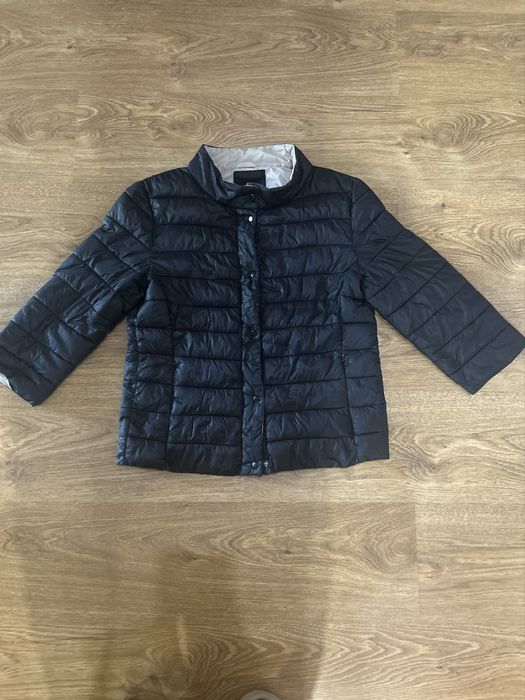 Оранжево палто pull&bear zara hm