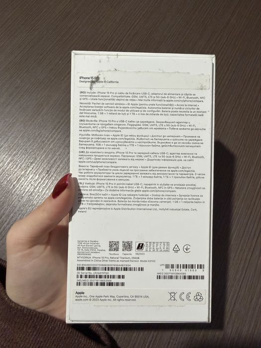 Iphone 15 Pro, 256GB