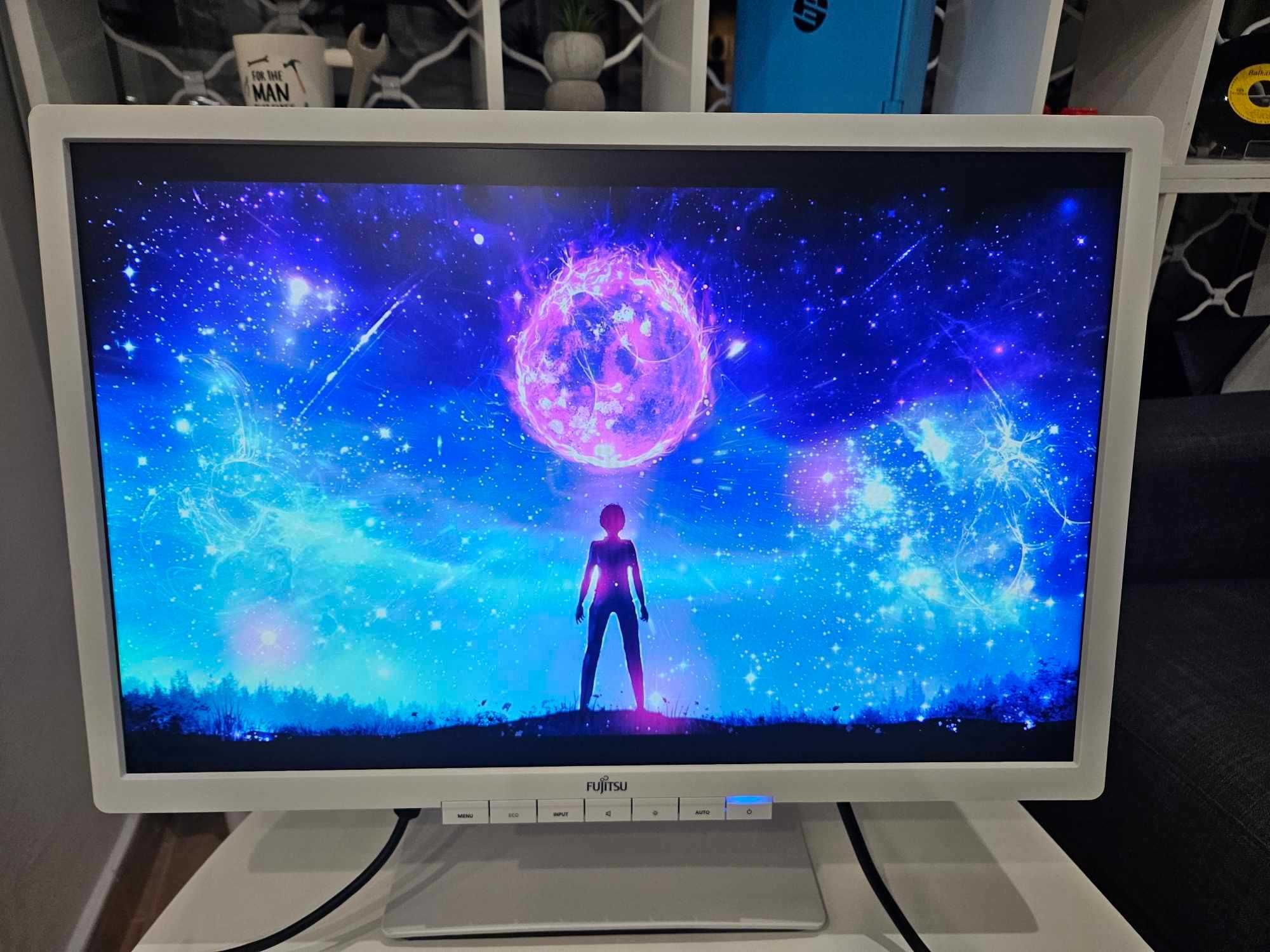 +Гаранция! Монитор Fujitsu B22W-6 LED 22" инча + кабели