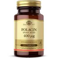 Solgar® Folacin (Folic Acid) 400 мкг / Фолиевая кислота / 100 таблеток
