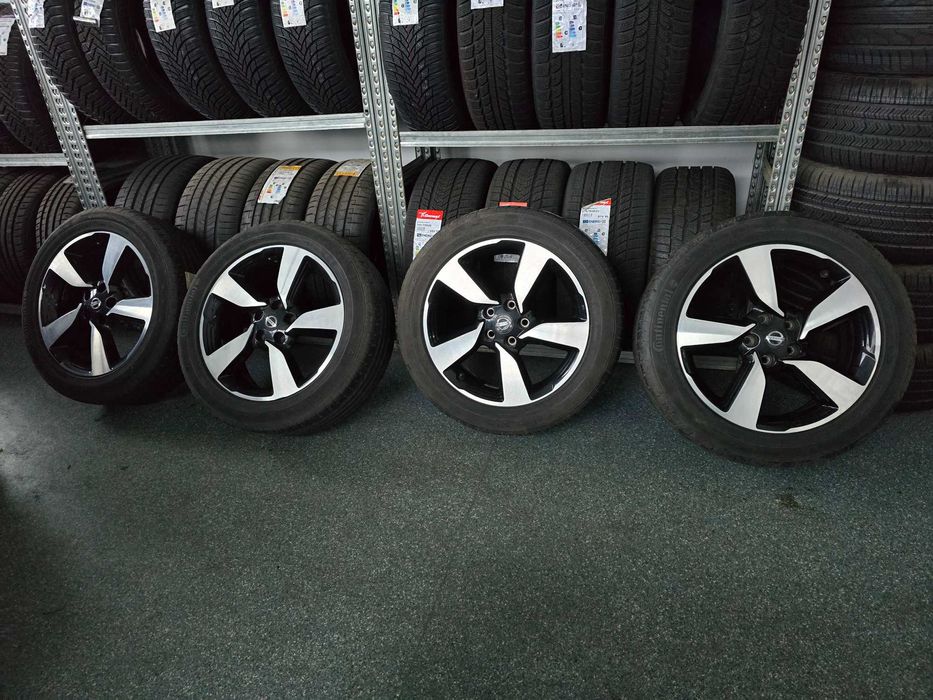 Jante Nisan Qasqai anvelope Continental ContiPremiumContact 215 55 R18