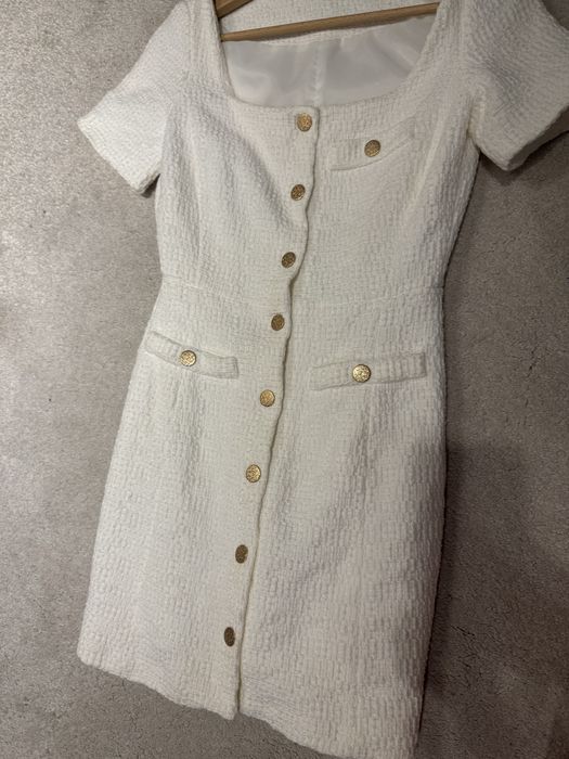 Бяла рокля Maje, размер 34(XS)