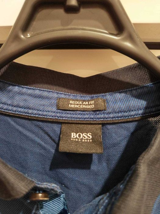 Оригинална фланелка с яка Hugo Boss