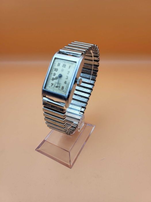 Junghans Ceas Tip Militar Rectangular cal J967 ,Tank 22/38mm ,Art Deco