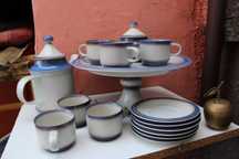Set colectie, ceramica, 6 persoane ceai/cafea GOEBEL Country Auvergne