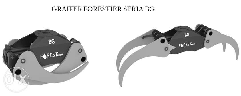 Graifer forestier si rotator hidraulic