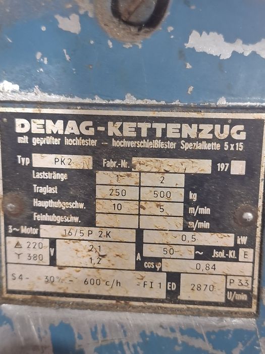 Electropalan Demag 250kg