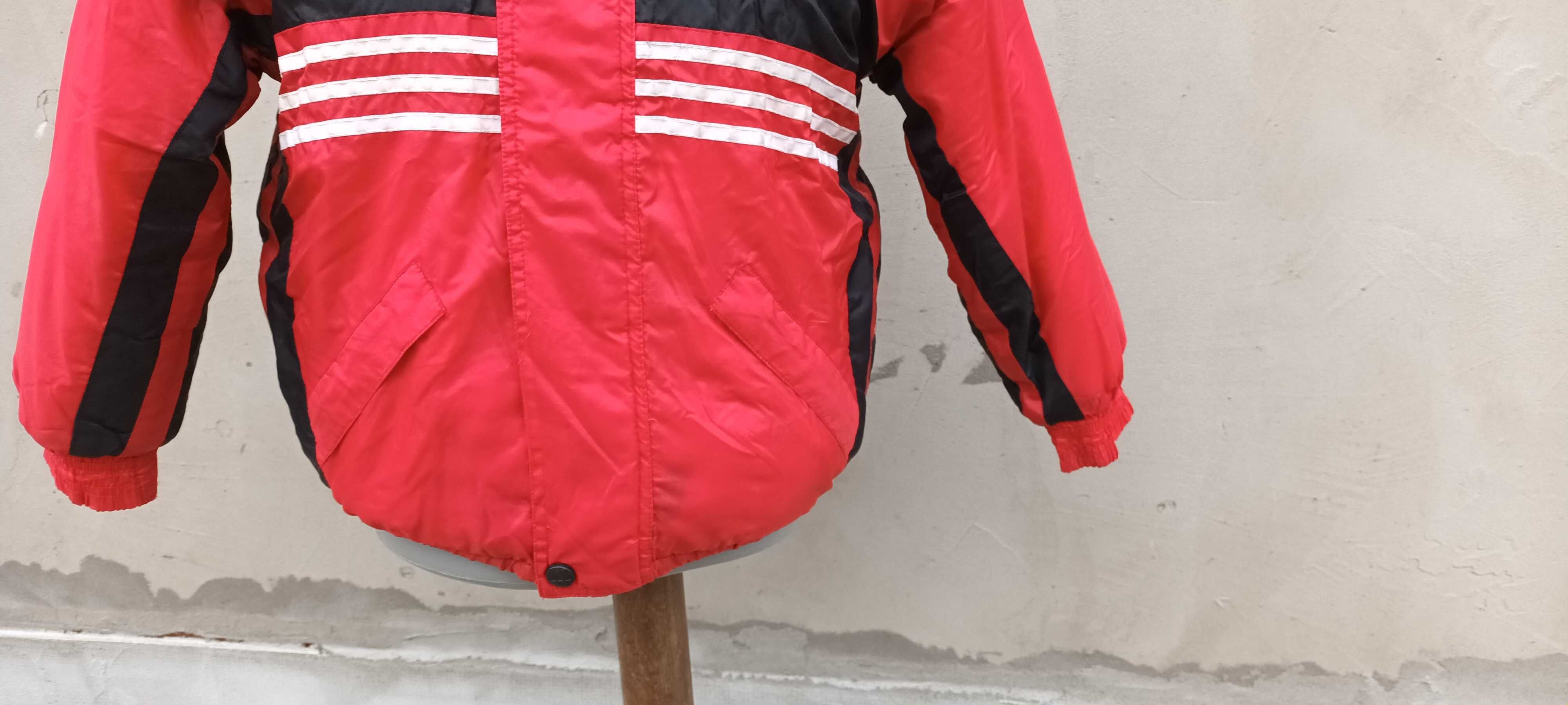 Adidas Red & Black  | geaca outdoor mar. 128 - 134 cm | 8 - 9 ani