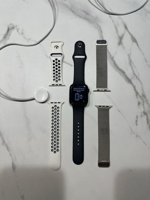 Apple Watch SE2 2023, GPS,Carcasa Midnight Aluminium 44mm, 99% Baterie