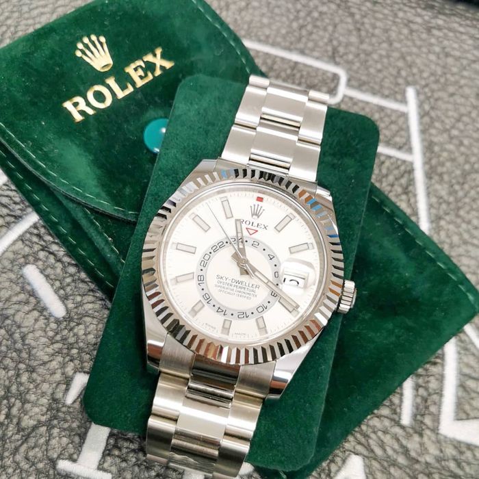 Rolex Sky - Dweller white dial