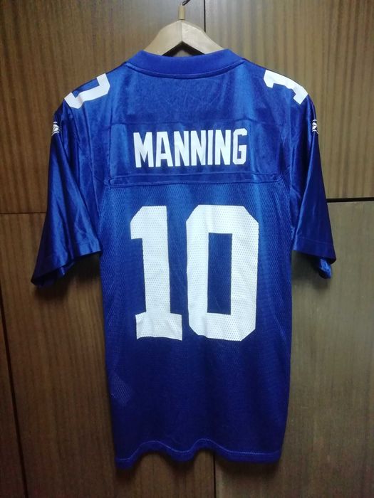 New York Giants Manning #10 Reebok Jersey NFL оригинална тениска S/M
