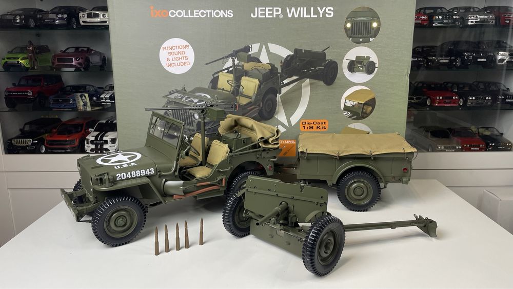 Macheta 1:8 - Jeep Willys - IXO Collections