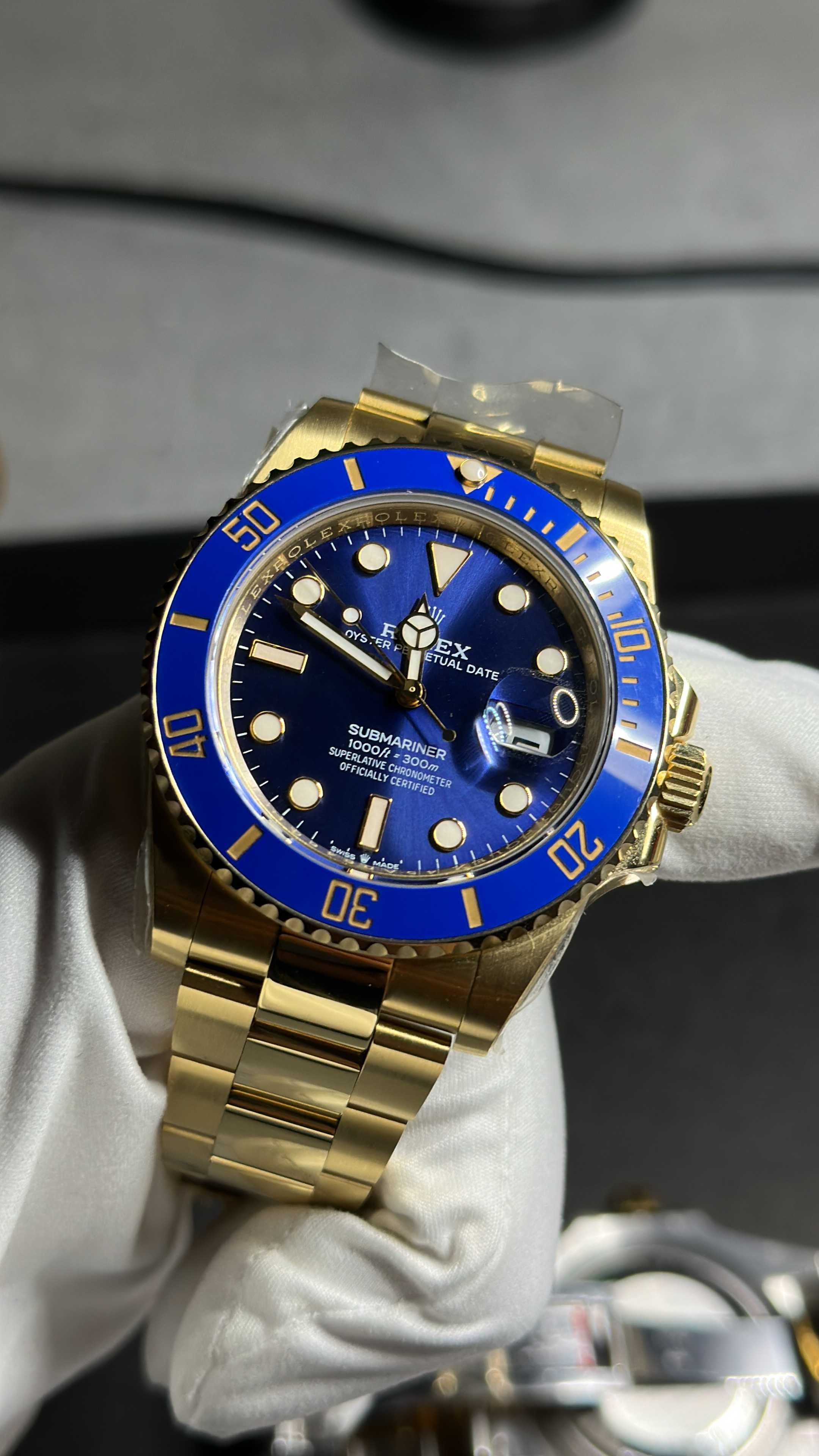 Rolex Submariner 41 MM Date Blue Dial Yellow Gold 126618LB