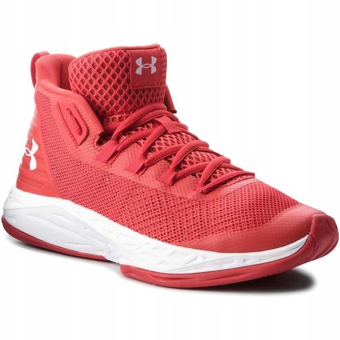 adidasi baschet Under Armour Jet Mid, Rosu, 44->NOU, SIGILAT, eticheta