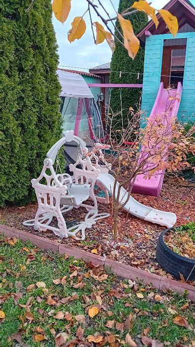 Leagăn plus tobogan copii