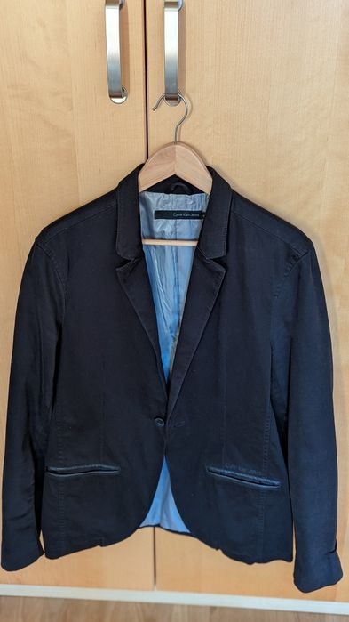 Sacou negru  barbati casual slim Calvin Klein marime S/M