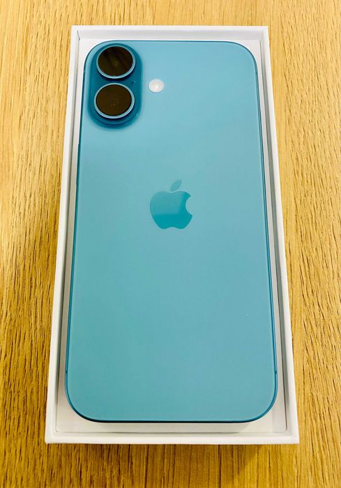 ЧИСТО НОВ !!! Apple iPhone 16, 512GB, 5G, Teal, ЗОРА