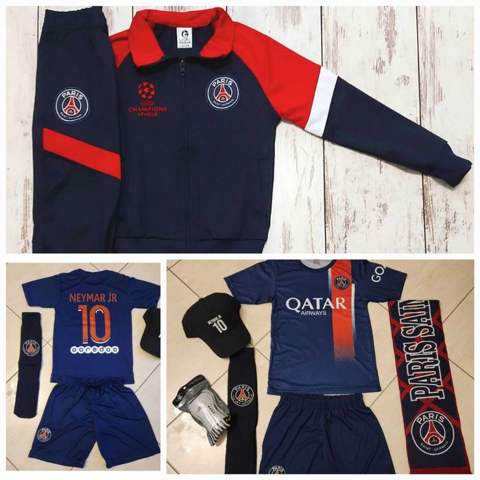 МБАПЕ Mbappe PSG Екип + Чорапи + Шапка + анцуг + шапка + Топка 2024