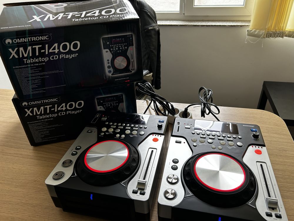 Omnitronic XMT1400 MK1 - CDJ / DJ Media Player - pereche