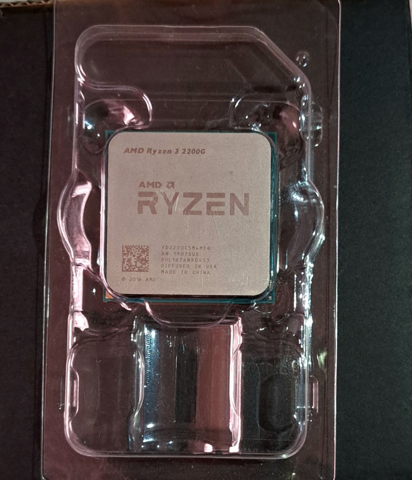 AMD Ryzen 3 2200G 4-core 3.5GHz AM4