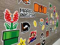 25 стикера "Mario" "Марио" Скейт Байк Лаптоп Телефон Stikeri Супер
