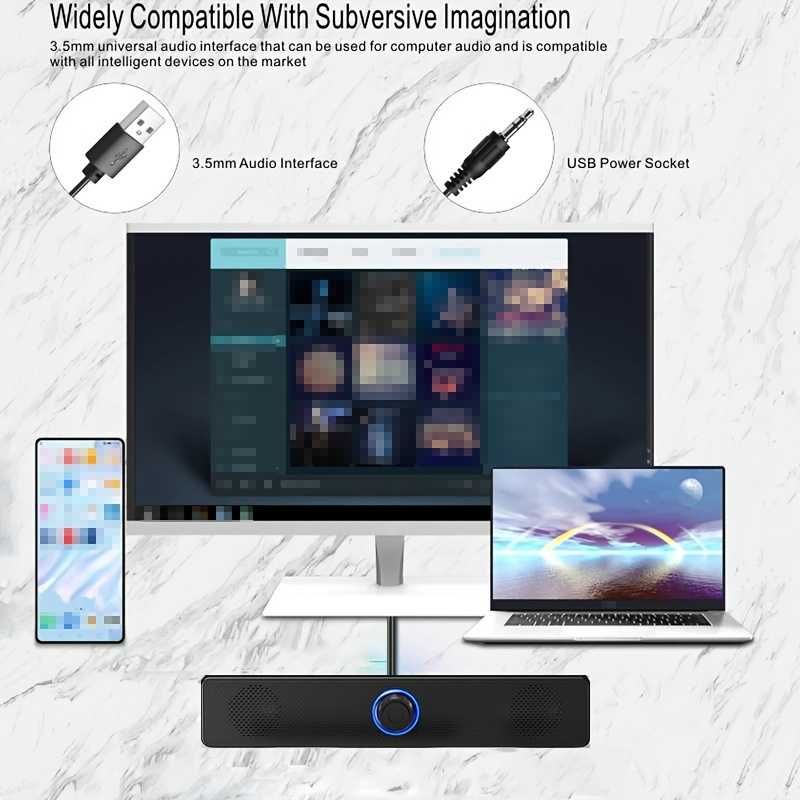 СУПЕР АКЦИЯ Проводная колонка с USB питанием