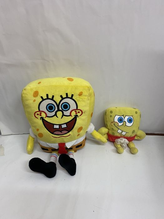Lot 2 jucării din pluș SPONGE BOB mascote desene animate