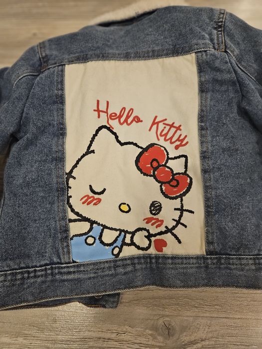Geaca de blugi fete (cu blanita interior) Hello Kitty size 98 CM