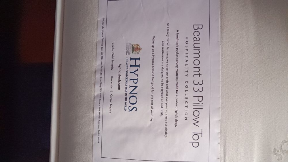 Saltea pat HYPNOS 2000x1000 mm.