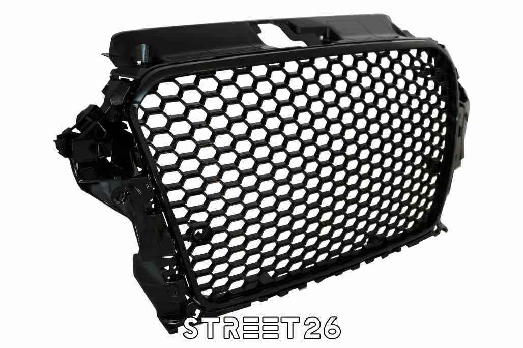 Grila Audi A3 8V (2012-2016) RS3 Design Negru Lucios