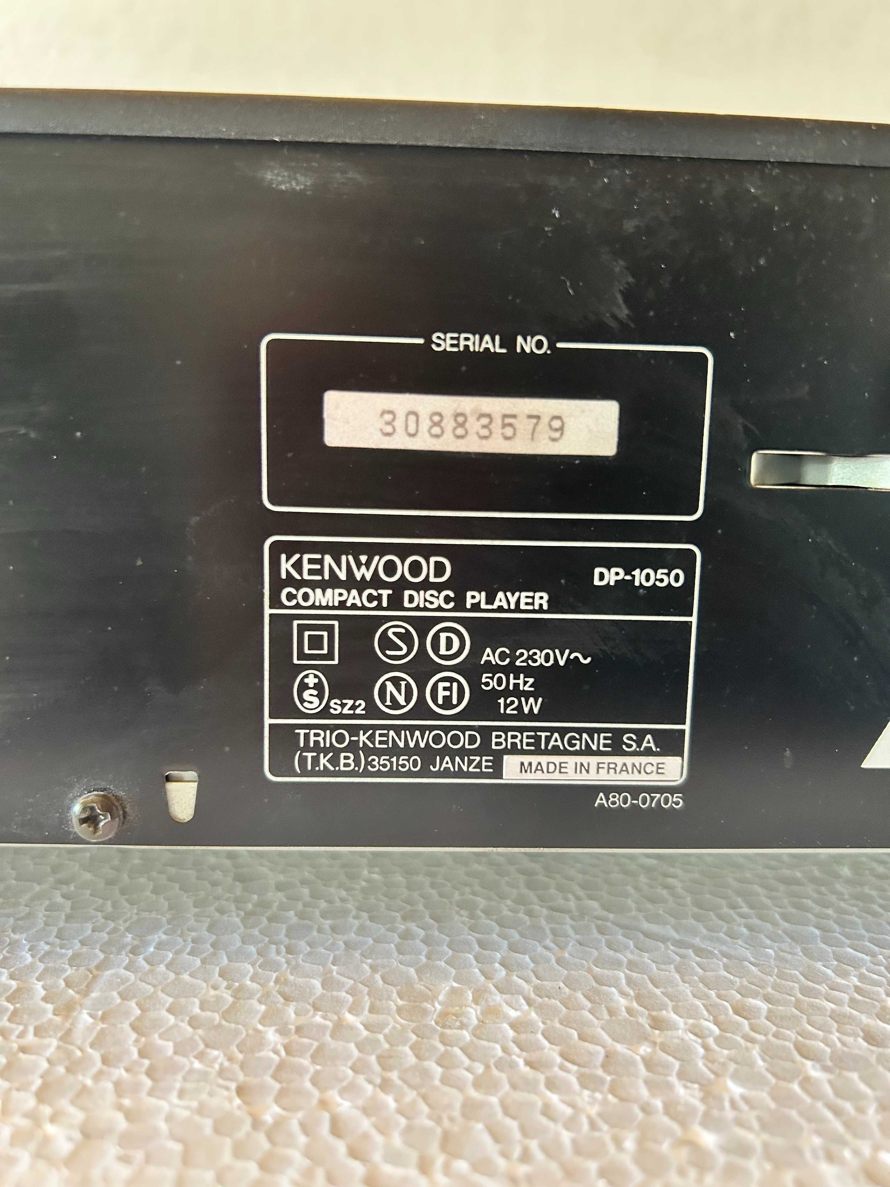 CD Player Kenwood DP 1050 Great Condition
