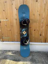 Placa snowboard Salomon 140/legaturi/bootsi