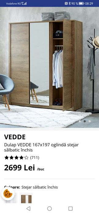 Șifonier jisk în stare foarte bună