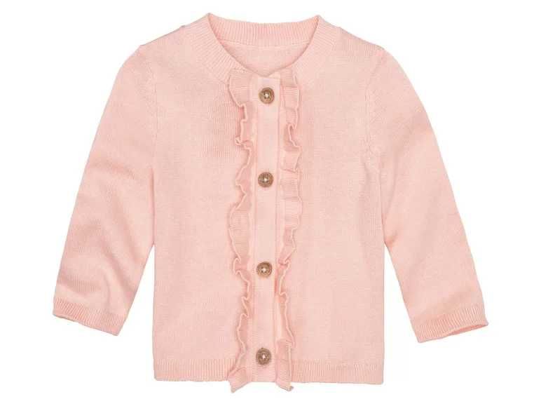 Lupilu Cardigan tricotat roz, 12-24m