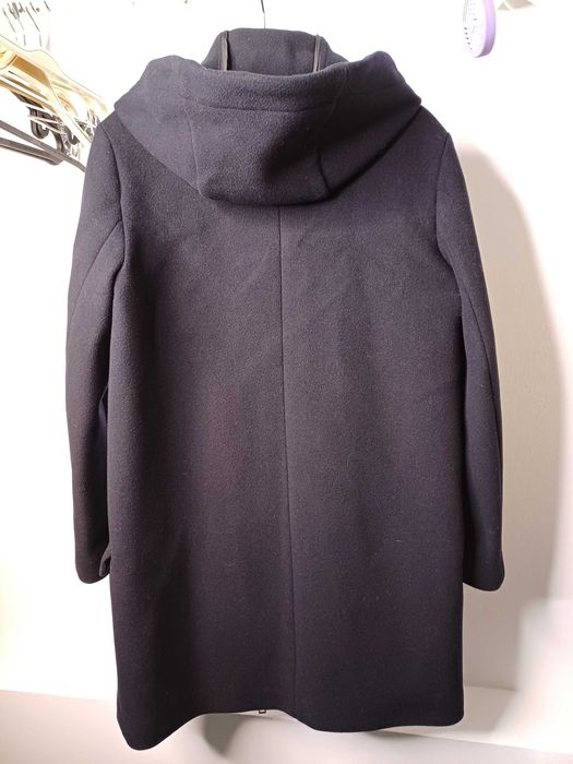 Palton lana bleumarin Sandro Paris