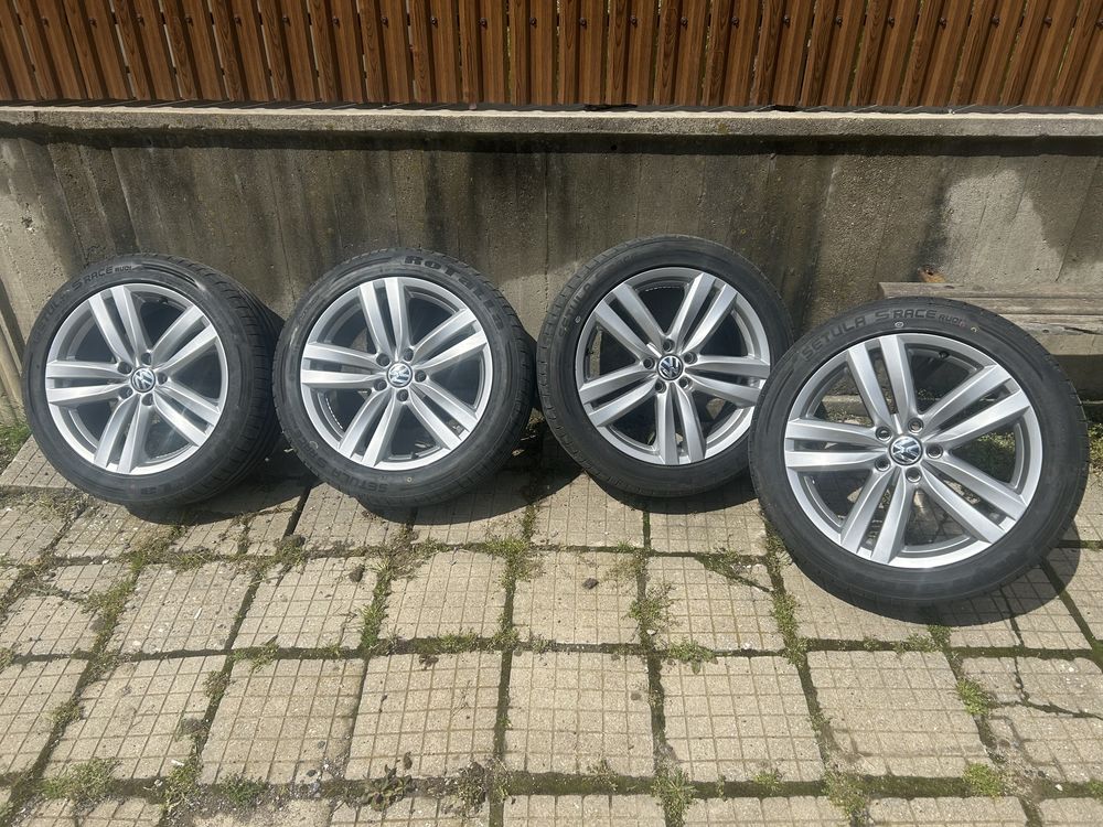 Джанти с гуми 18 5х112 5/112