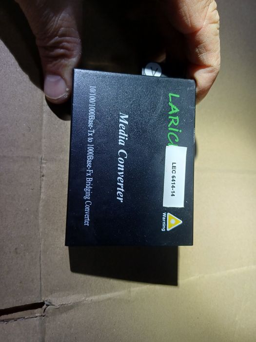 Media Convertor LARICE MCL-1000W/SC20A, Gigabit, WDM, singlemode, 20 K