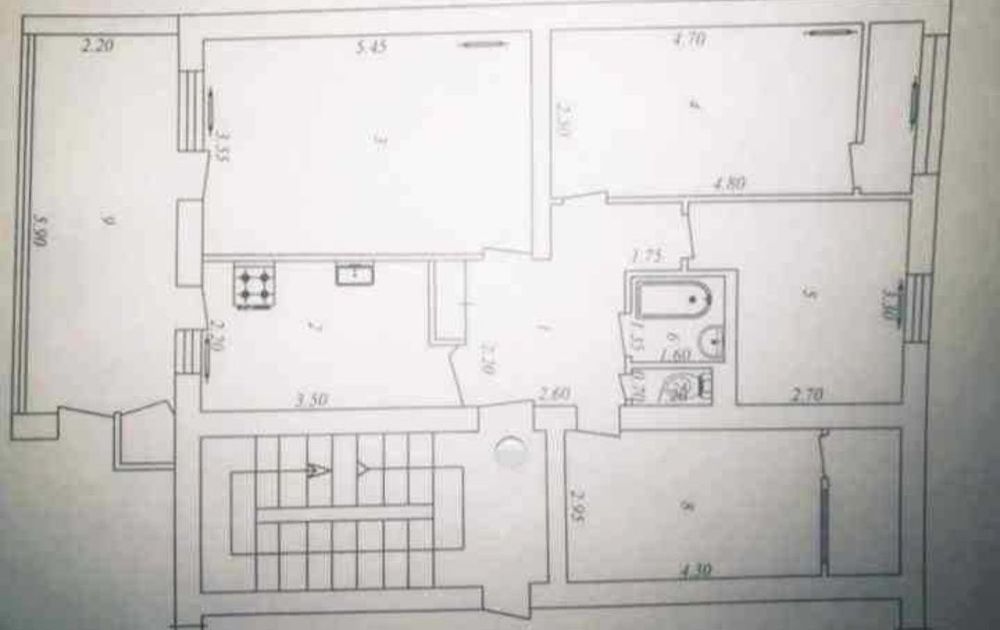 Продажа Ц-1 Школа имени Успенского 4/4/4 100м2 без ремонта СРОЧНО