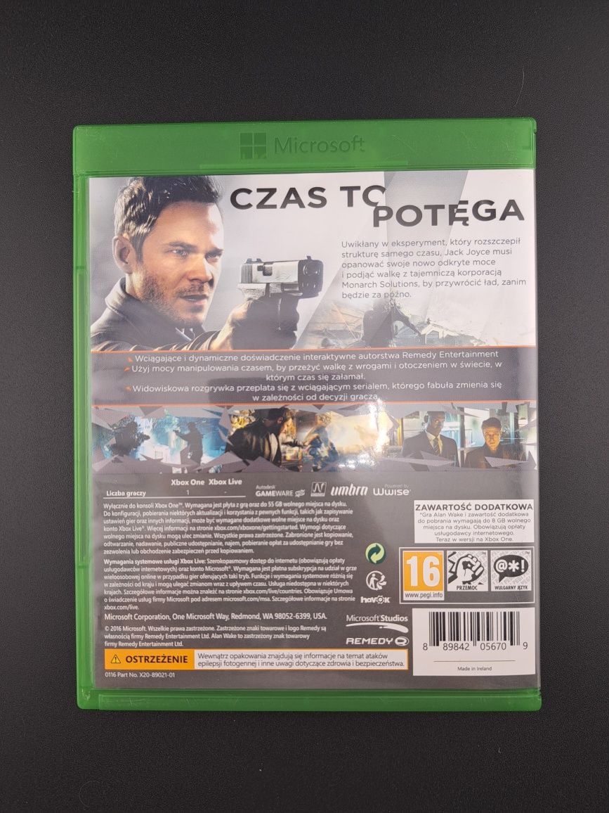Quantum Break Xbox One / Series X
