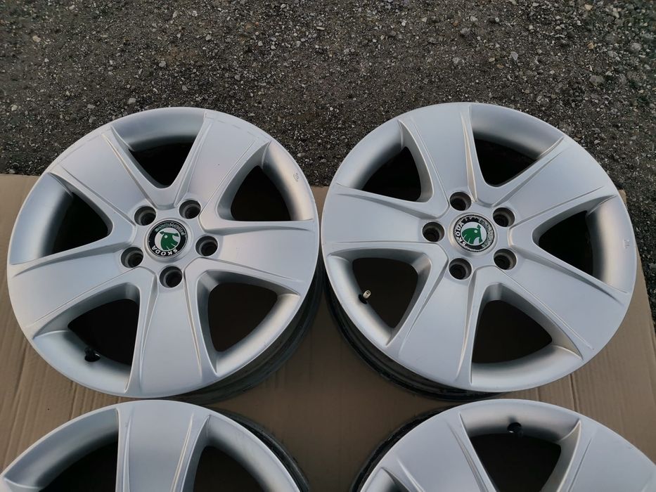 Jante aliaj 16 5x112 et 50 skoda octavia 2 superb octavia 2 facelift